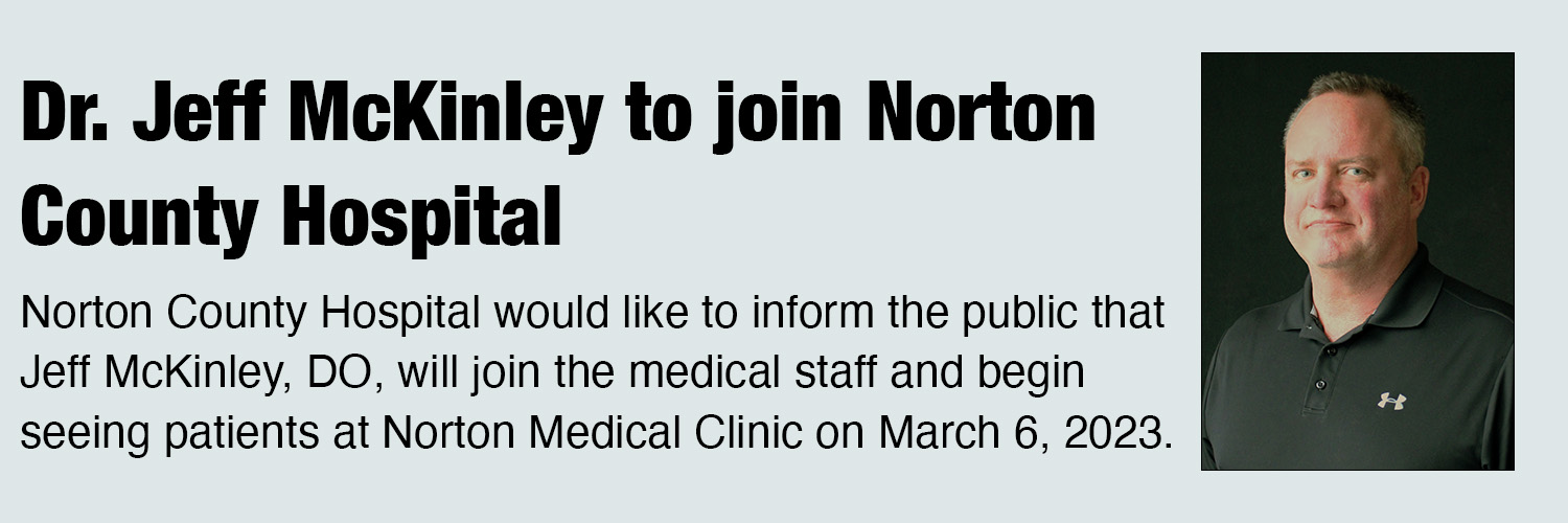 Dr. Jeff McKinley to join Norton County Hospital